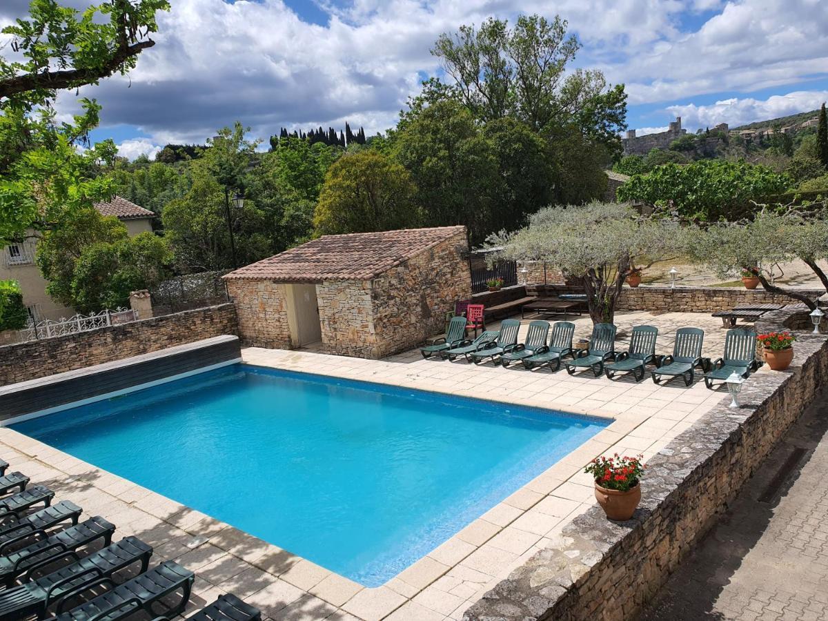Logis Hotel Restaurant L'Escarbille Saint-Martin-dʼArdèche Esterno foto